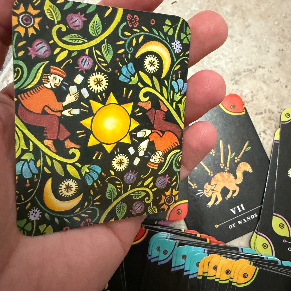 Mini Tarot Card Deck Complete Kit w/ Guidebook – Running Press Mega Mini Kit Set - Picture 5 of 8